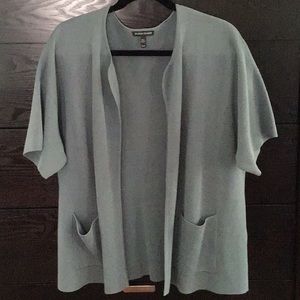 Eileen Fisher M silk & organic cotton cardigan